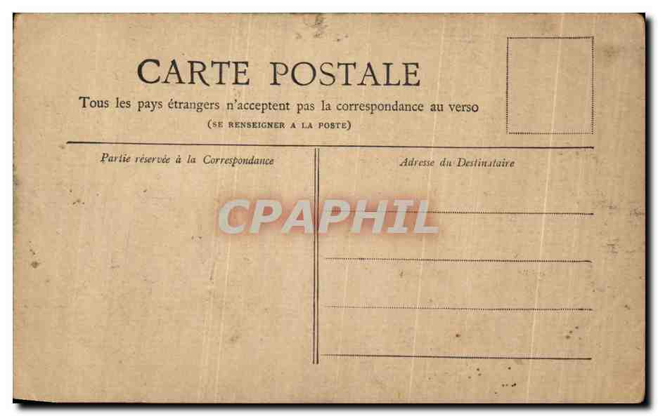 CPA Paris Le Petit Palais — Verso