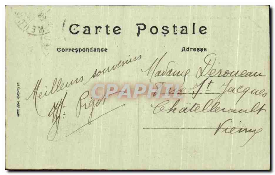 CPA Paris Le Sacre Coeur De Montmartre — Rückseite