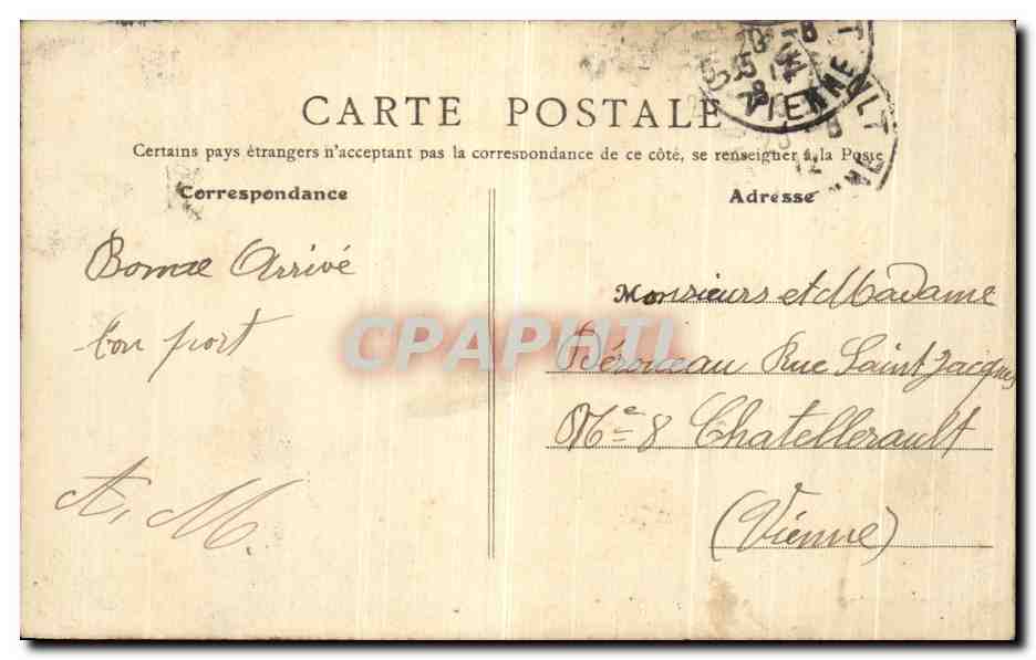 CPA Orleans Rue Jeanne d Arc Cathedrale  — Verso