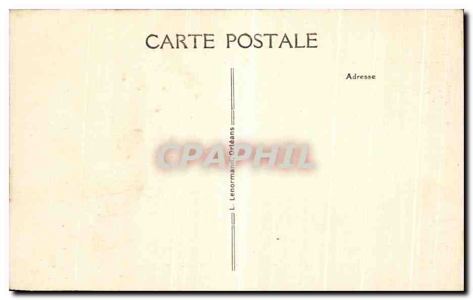 CPA Orleans La Statue de Jeanne d'Arc Par Foyatier Les Bas Reliefs de Vital Dubray Jeanne dans la prison de Rouen — Verso