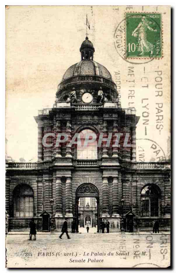 CPA Paris Le Palais Du Senat