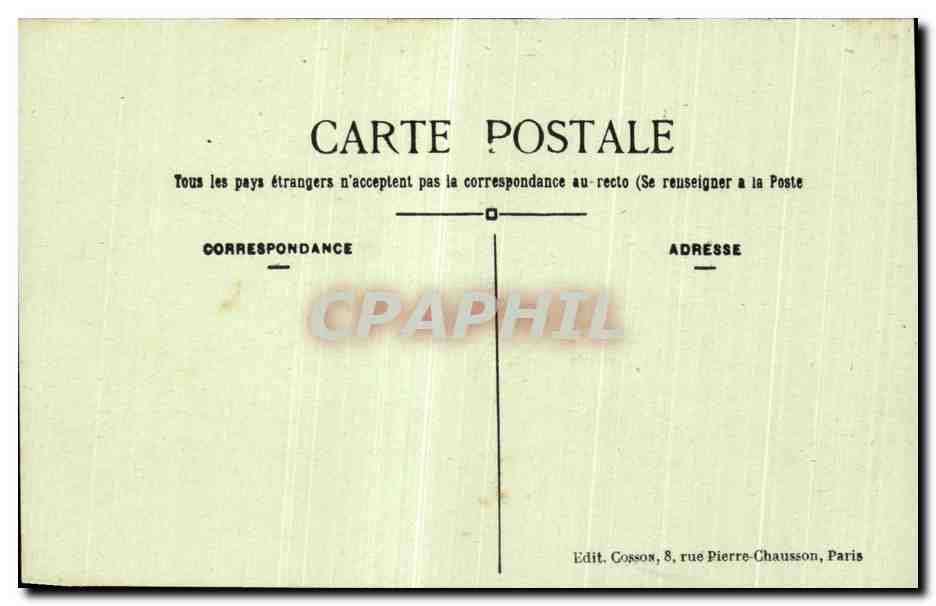 CPA Paris L'Eglise St Etienne Du Mont Et Le Lycee Henri IV — Rückseite