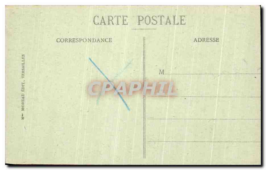 CPA Versailles Grand Trianon Sur Les Jardins  — Verso
