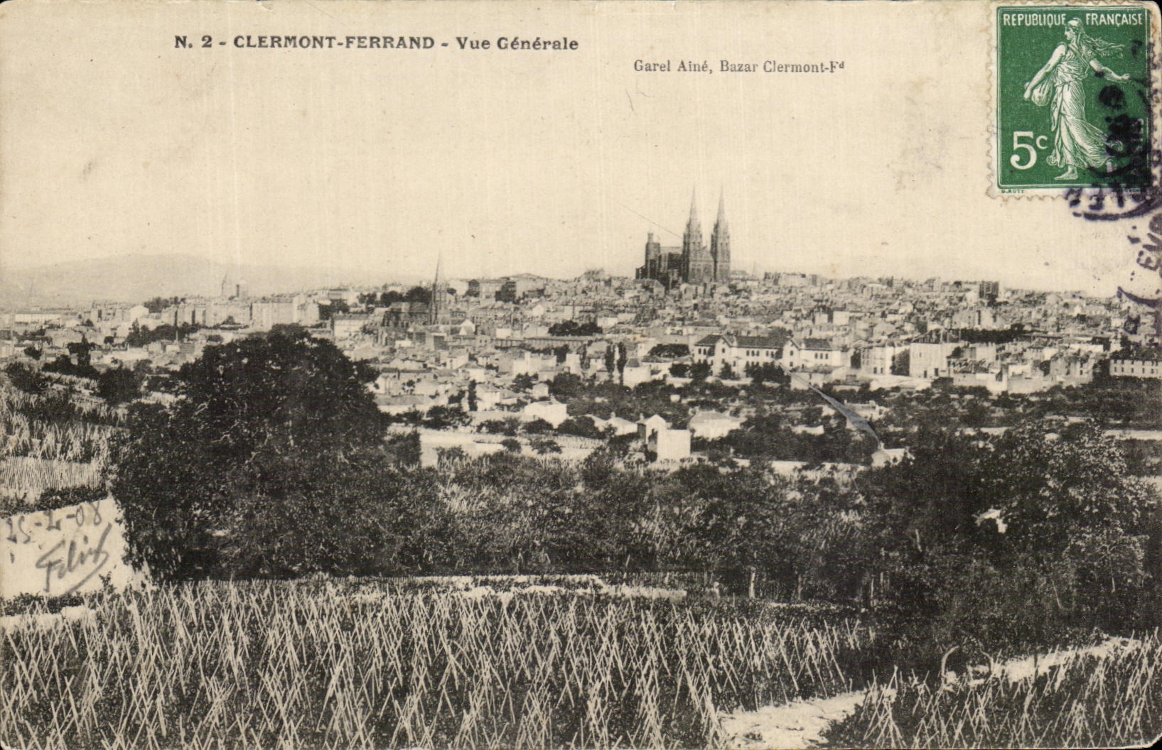 CPA Clermont Ferrand Vue Generale