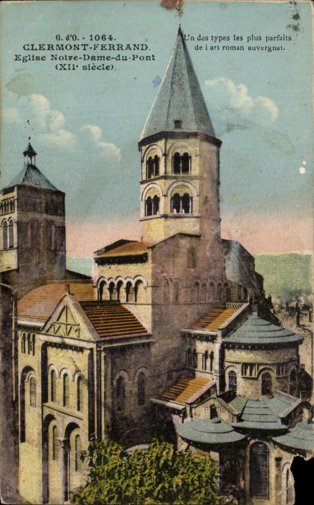 CPA Clermont Ferrand Eglise Notre Dame du Pont
