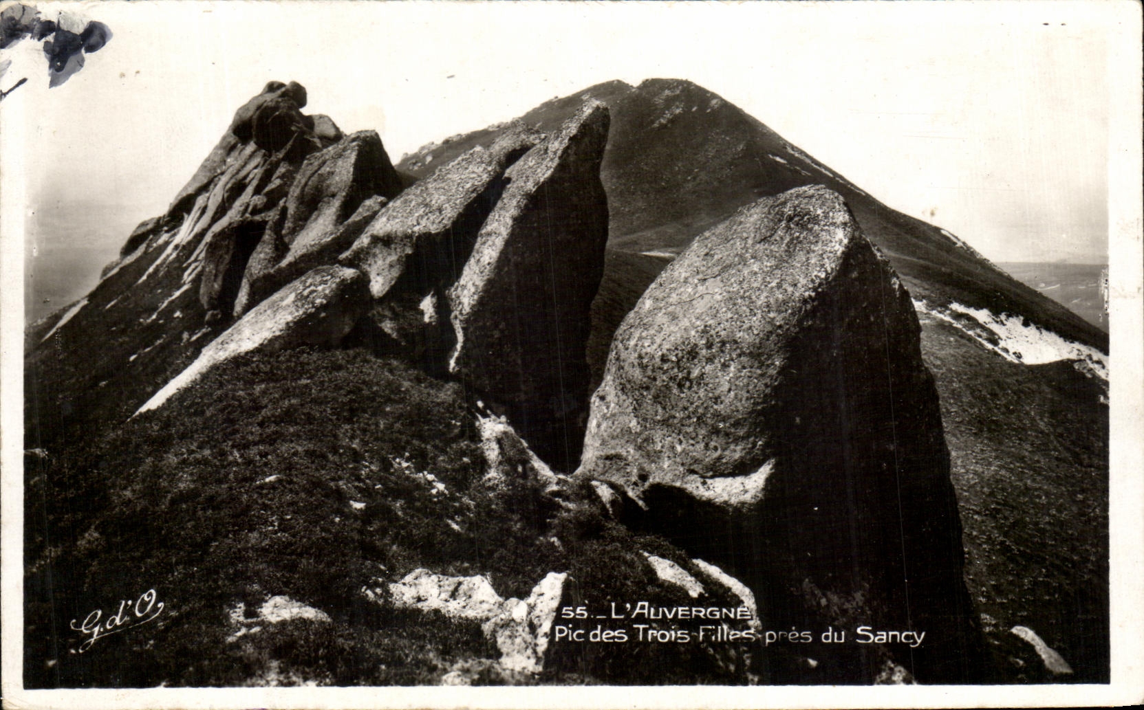 Pic des Trois-Filles près du Sancy — Auvergne — G.d.°9