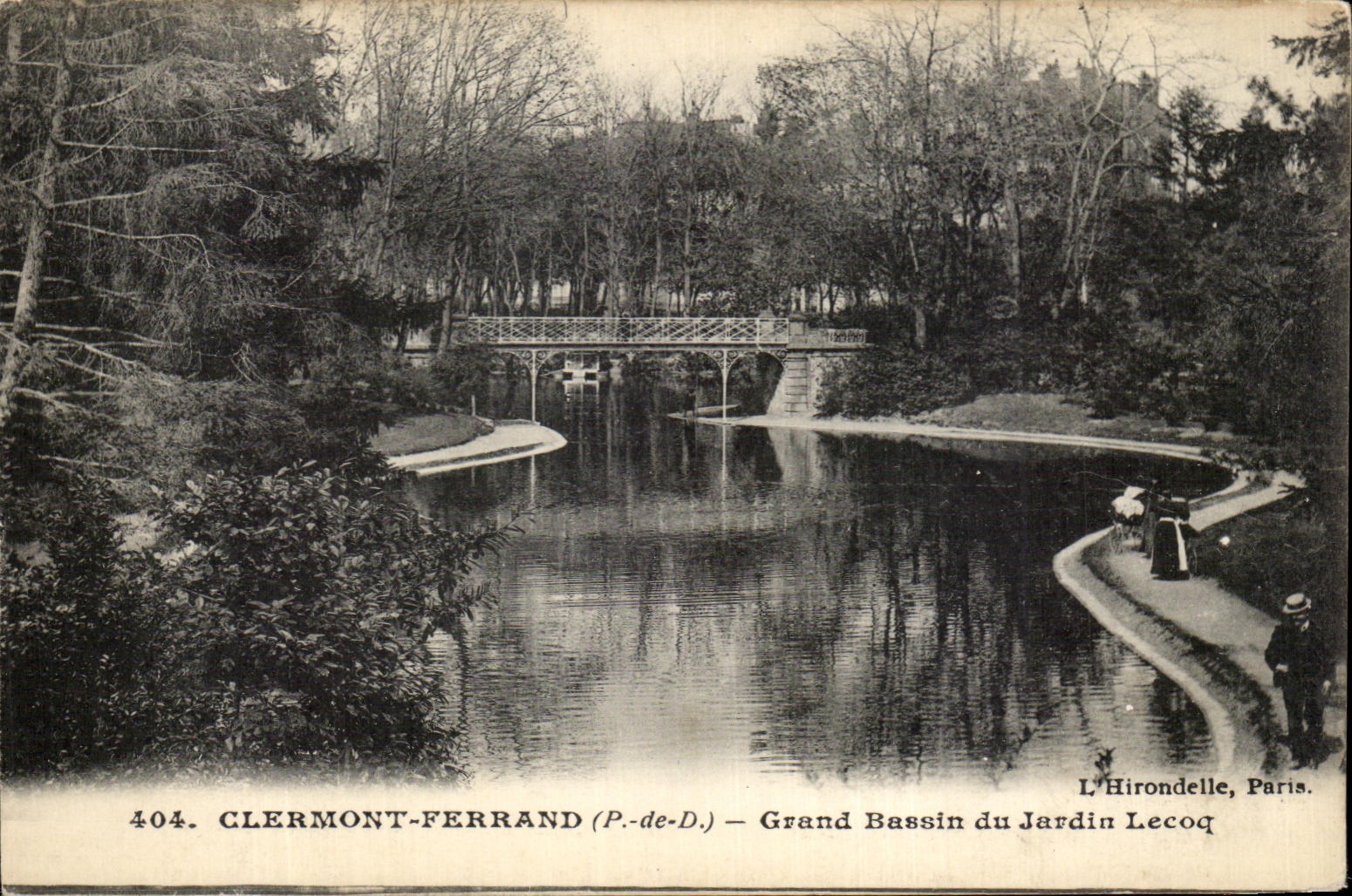Clermont-Ferrand (P.-de-D.) — Grand Bassin du Jardin Lecoq — L'Hirondelle, Paris