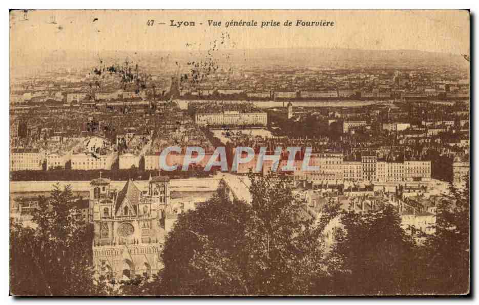 Lyon — Vue générale prise de Fourvière
