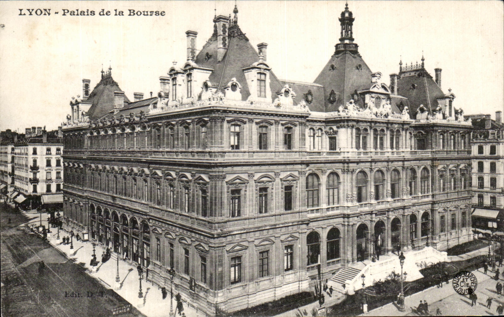 LYON - Palais de la Bourse — Éditeur D. T. Menier