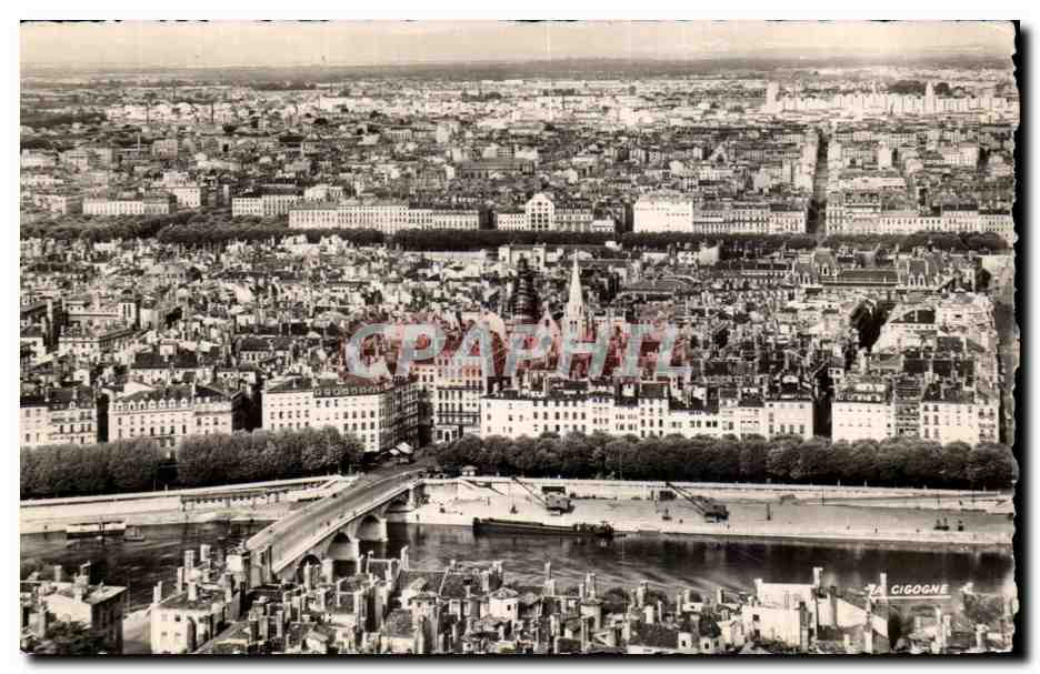 CPSM Lyon Vue Generale Prise De Fouviere
