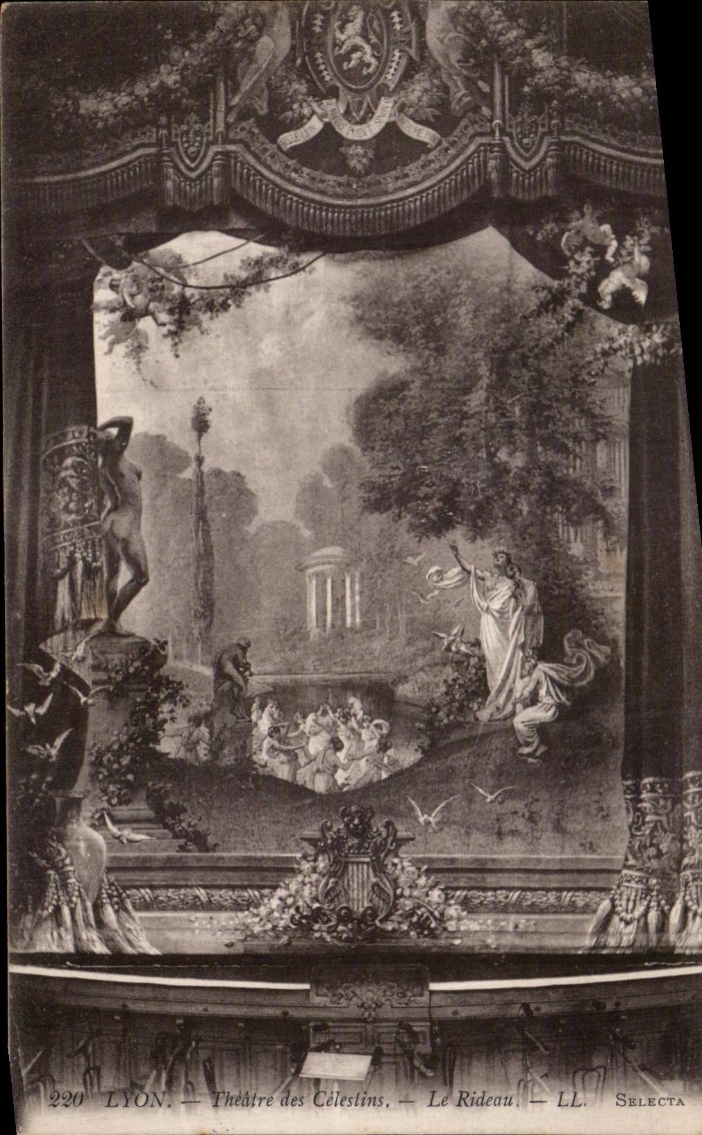 LYON — Théâtre des Célestins — Le Rideau — LL. SELECTA