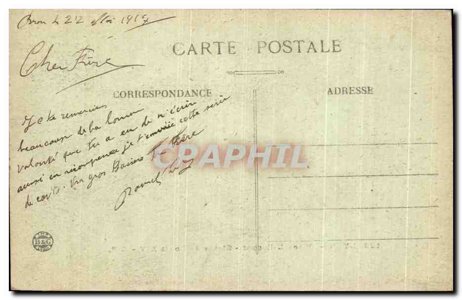 LYON — Place Bellecour — Statue de Louis XIV — C.B. — n°192 — Reverso