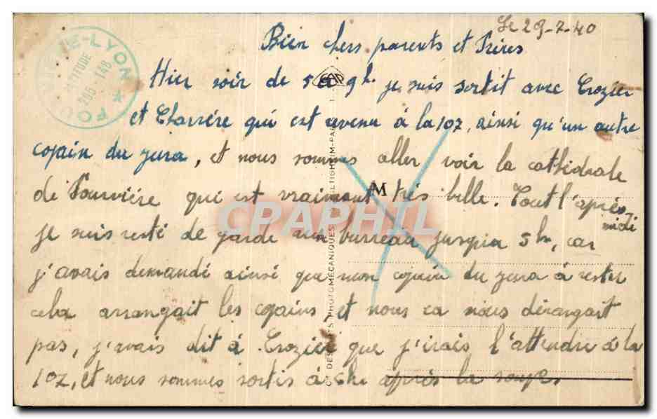 LYON - Palais de la Foire vu de la Croix Rousse — LL 382, éditeur Cap — Reverso
