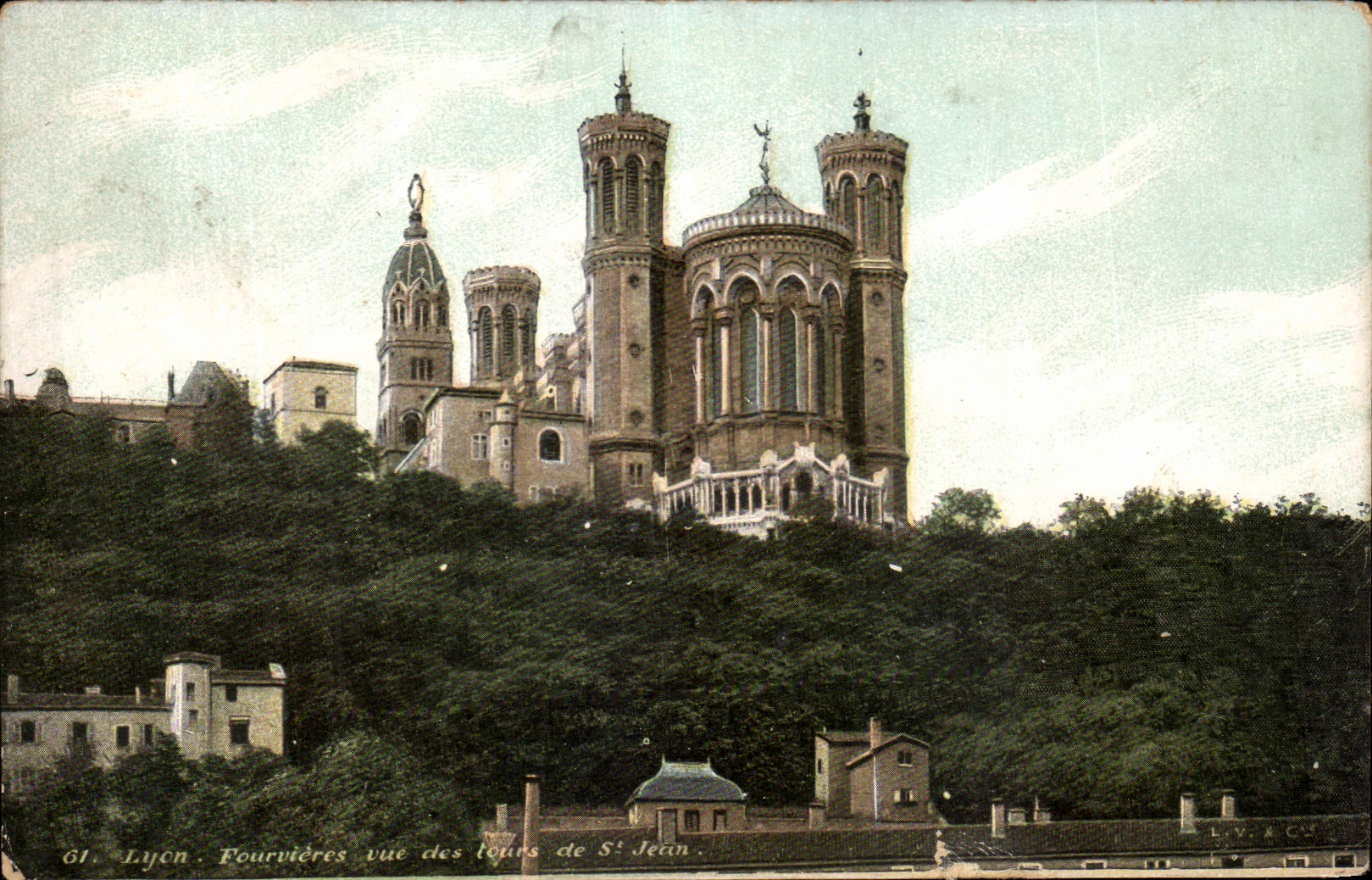 Lyon - Fourvières, vue des tours de Saint-Jean — L.V. & Cie