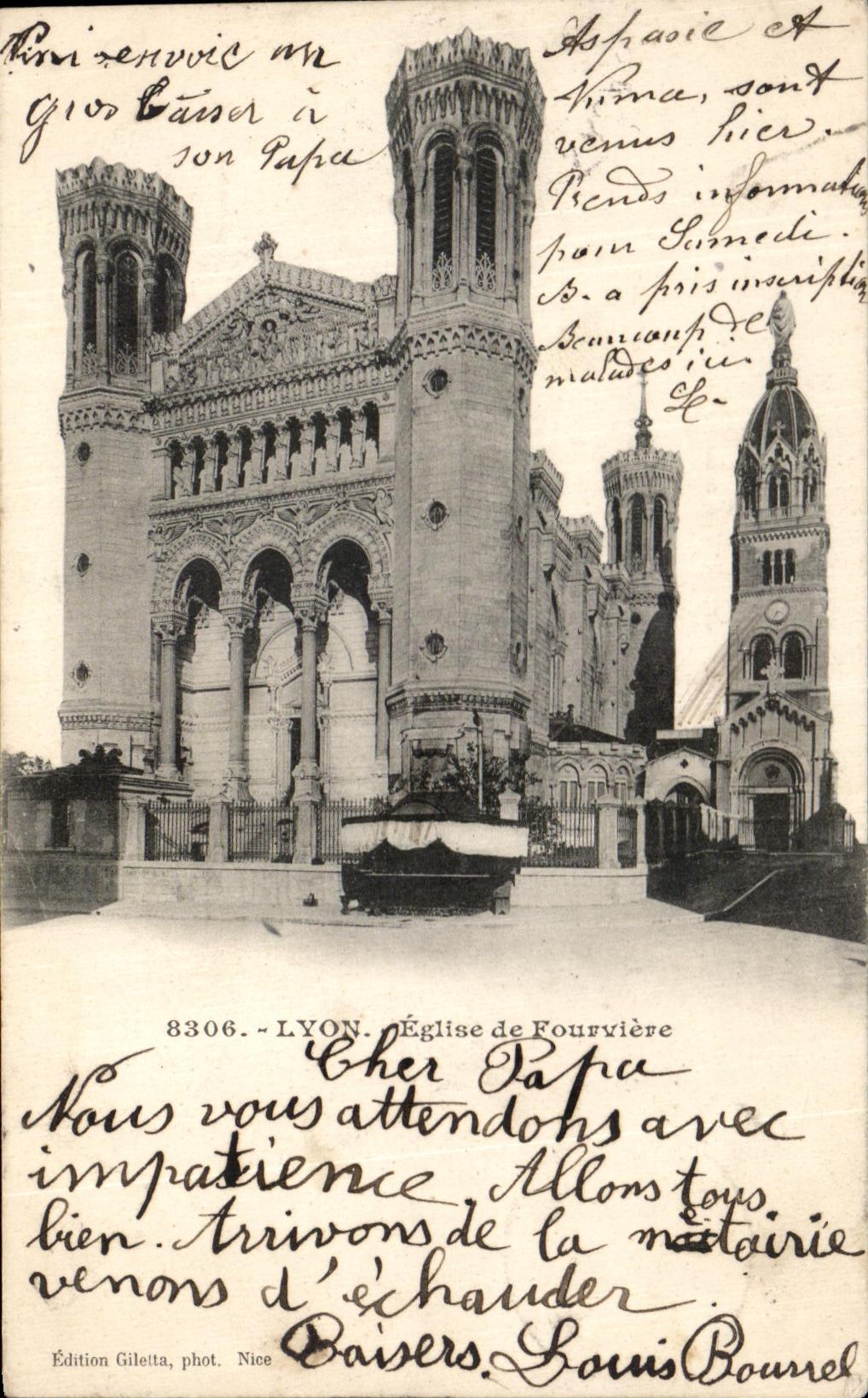 CPA Lyon Eglise de Fourviere