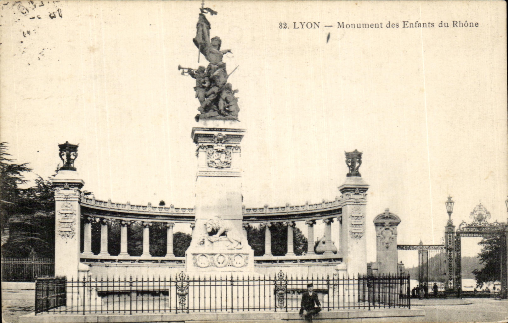 LYON — Monument des Enfants du Rhône — éditeur anonyme, n° 82
