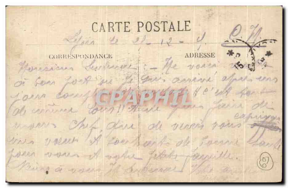 Ein Gedanke aus Lyon — Verlag E.R., Nr. 183 — Rückseite