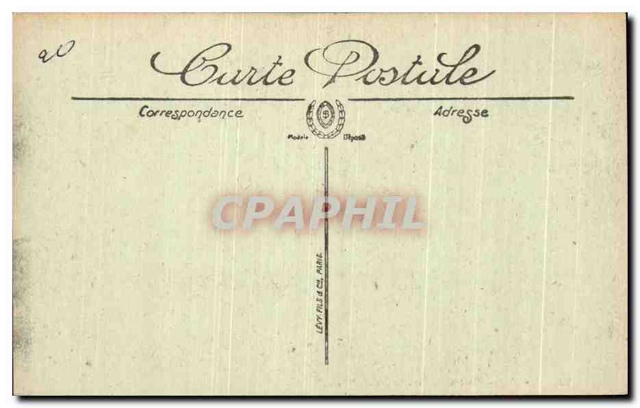 CPA Lyon Pont de la Guillotiere et Hotel Dieu — Verso