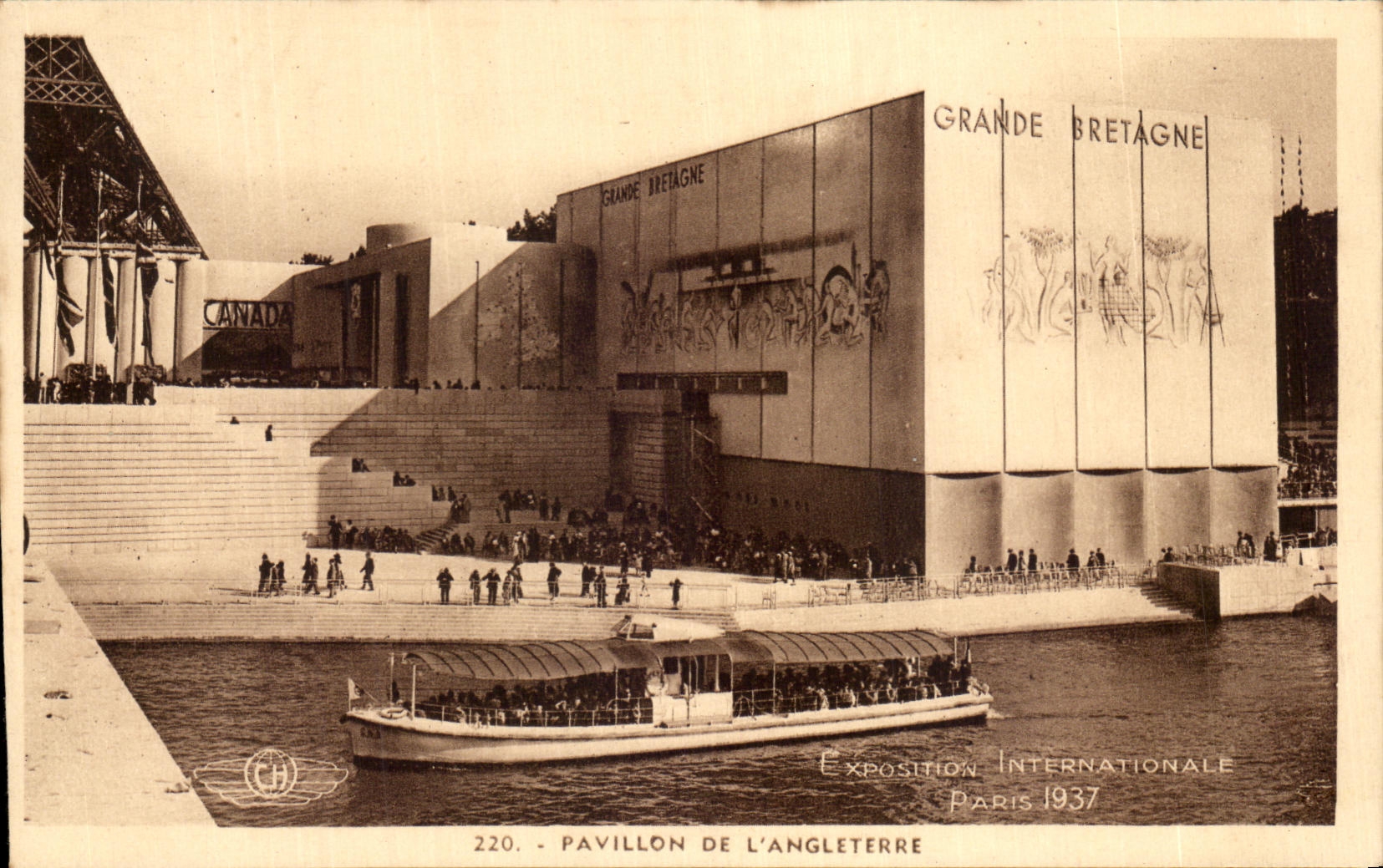 Pavillon de l'Angleterre — Exposition Internationale Paris 1937 — H. CHIPAULT, Boulogne-sur-Mer