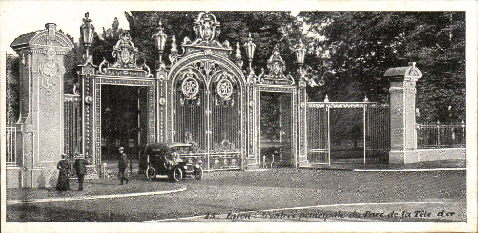 Lyon - L'entrée principale du Parc de la Tête d'or