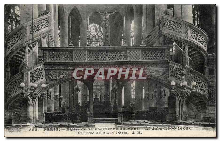 CPA Paris Eglise de Saint Etienne du Mont le Jube