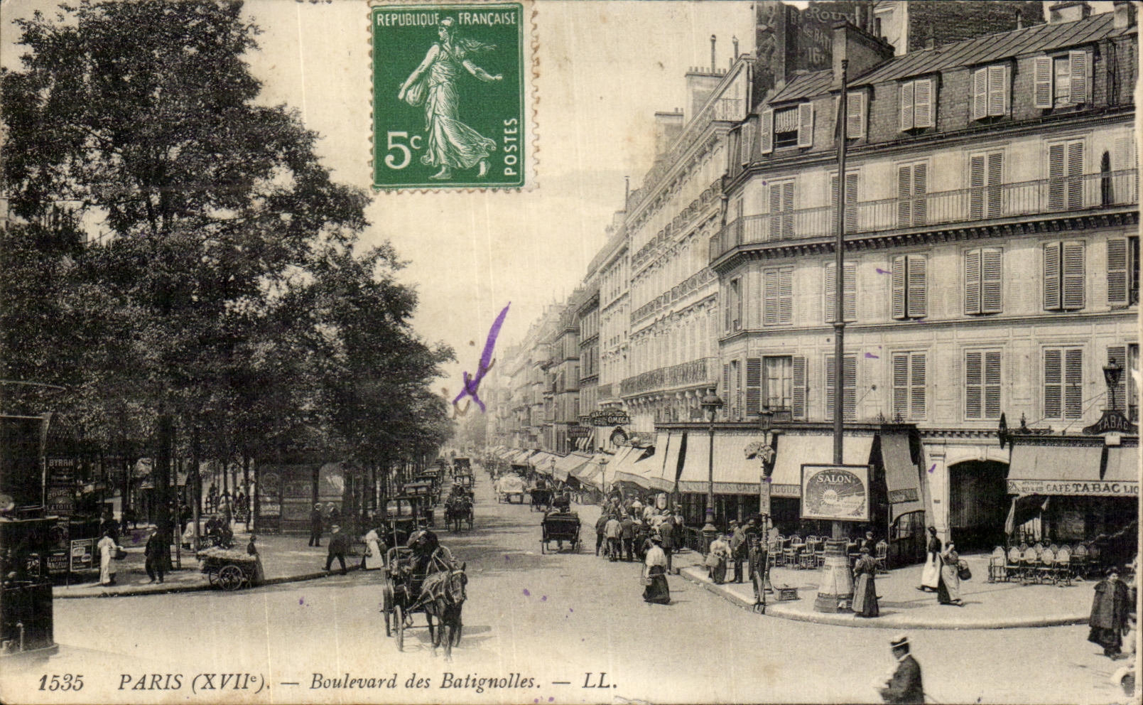 CPA Paris Boulevard des Batignolles