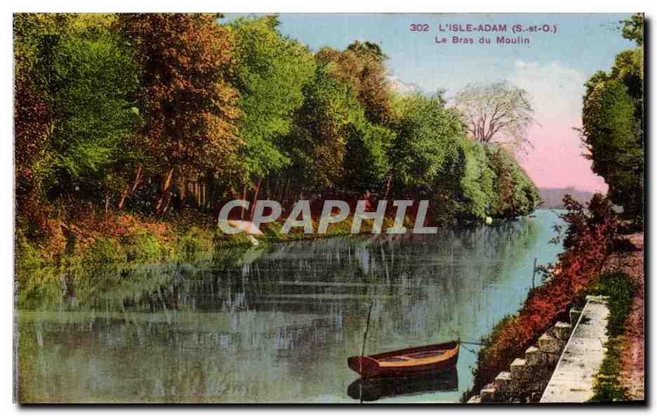 L'Isle-Adam (S.-et-O.) — Le Bras du Moulin — C. P. A. n° 302