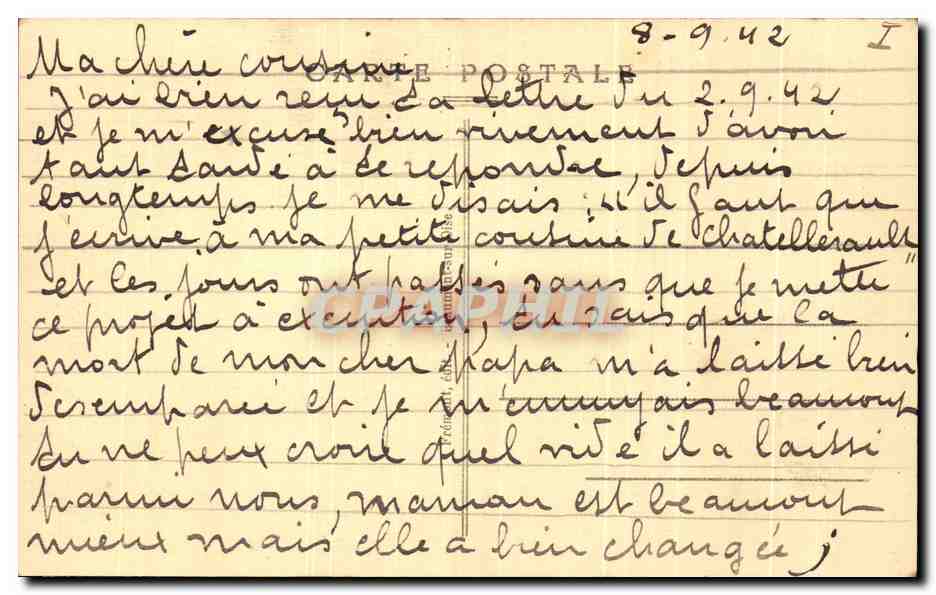 CPA Beaumont Sur oise Le Clocher De L'Eglise — Back