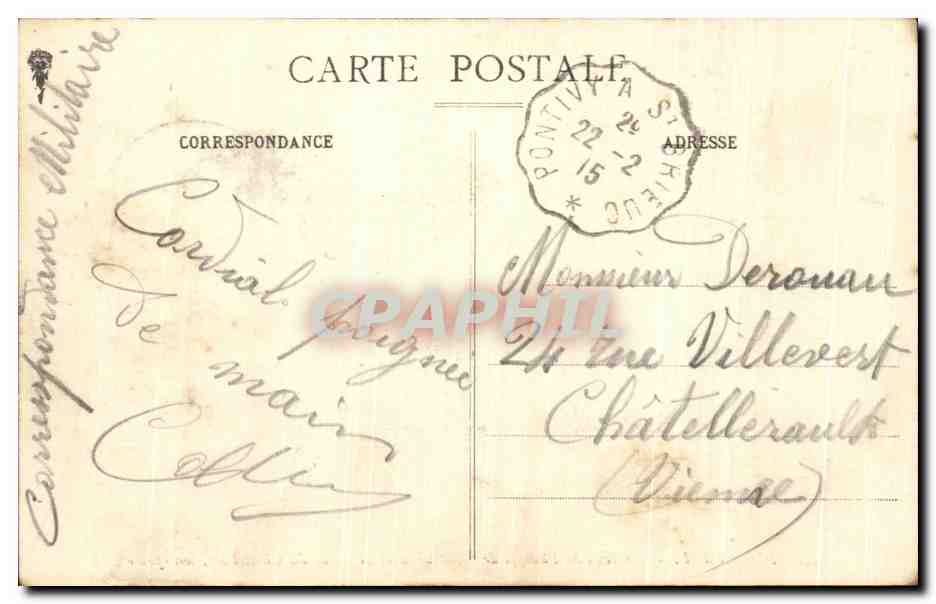 CPA Ploermel Tombeau De Philippe de Montauban Et De Anne Du Chasteliier son epouse  — Back
