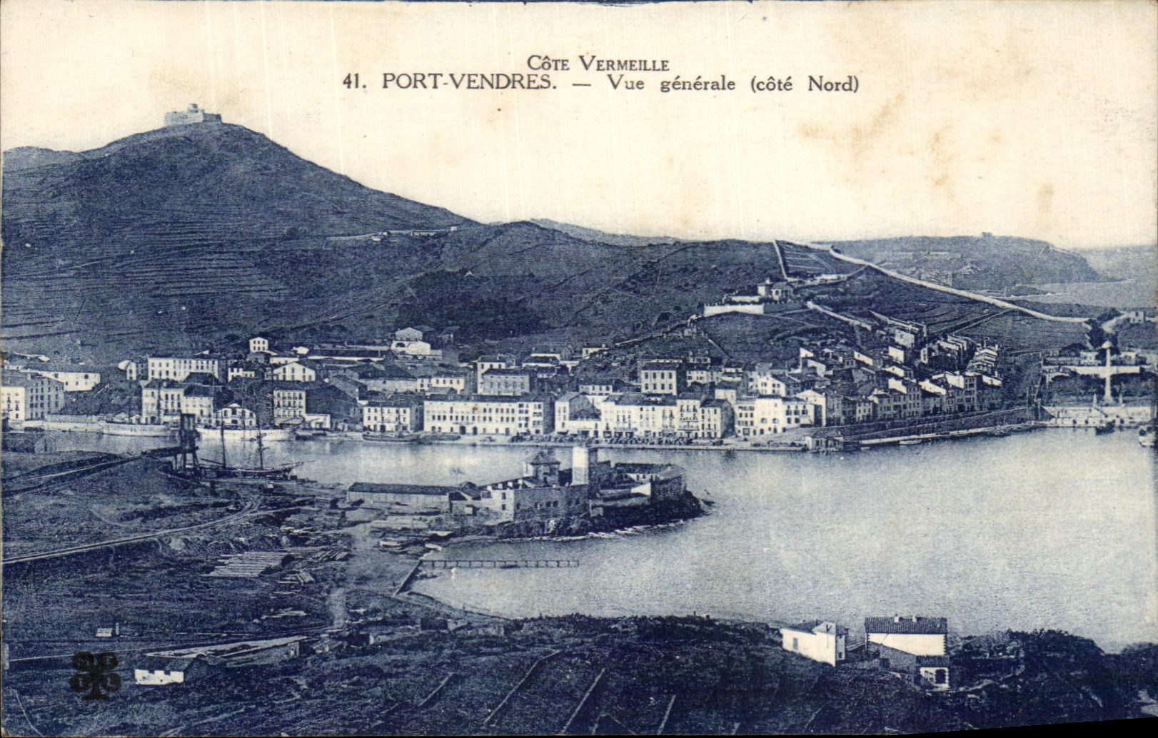 CPA Cote Vermeille Port Vendres Vue Generale