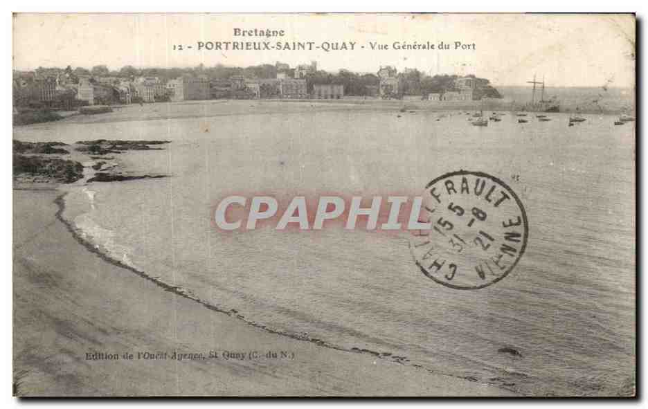 Portrieux-Saint-Quay — Vue Générale du Port — Édition de l'Ouvent-Agence, St-Jany (C.-du-N.)
