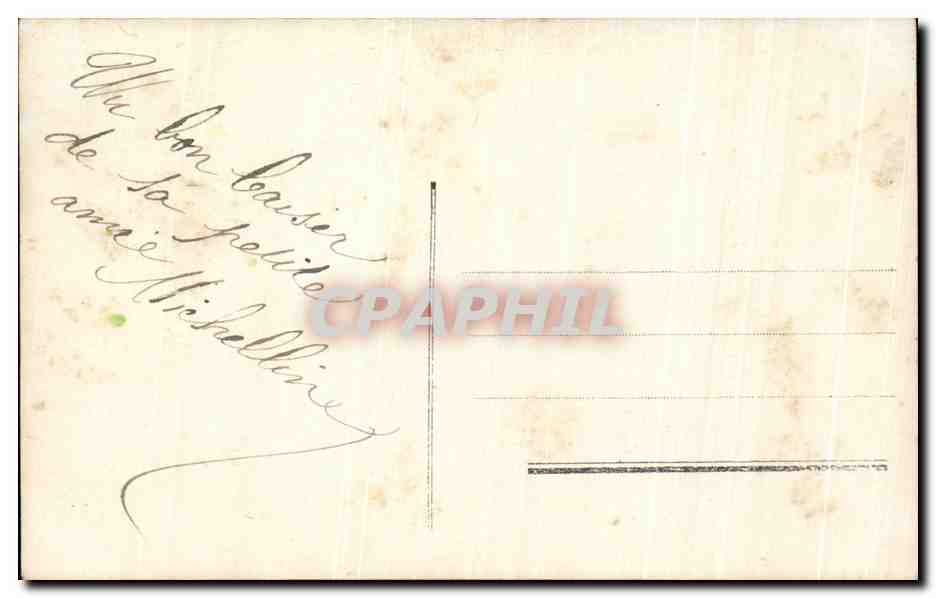 CPA Fantaisie Fleurs — Verso