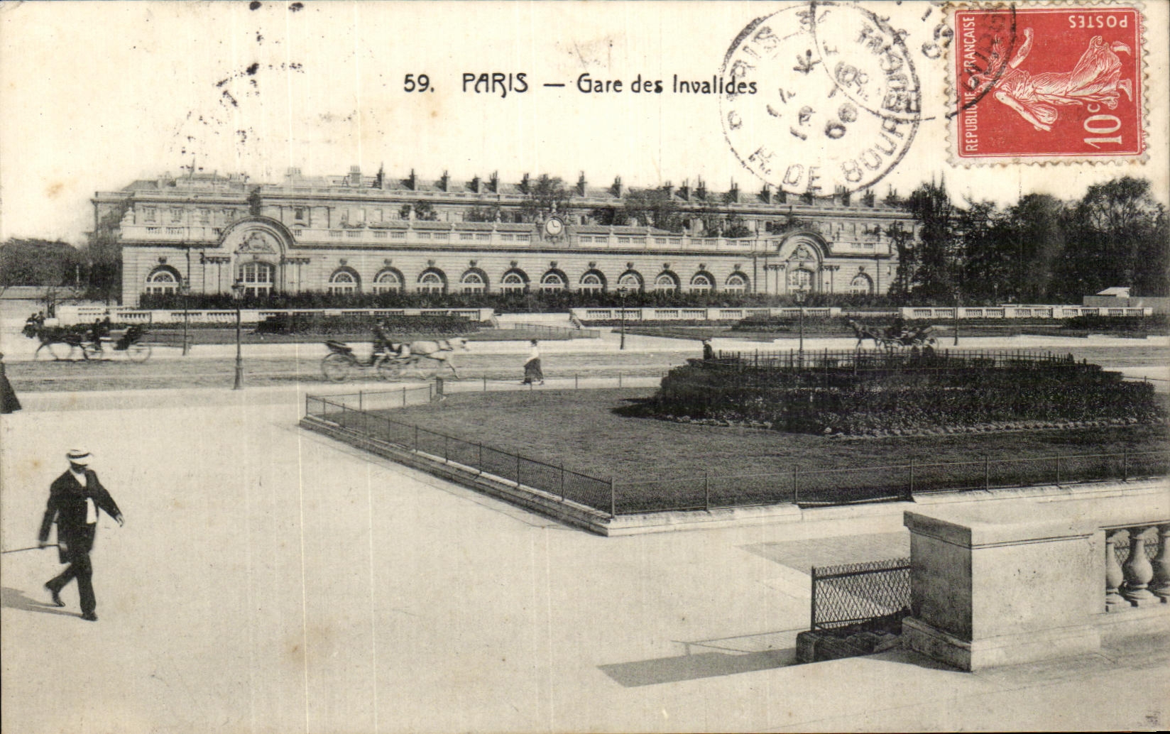 CPA paris Gare Des Invalldes