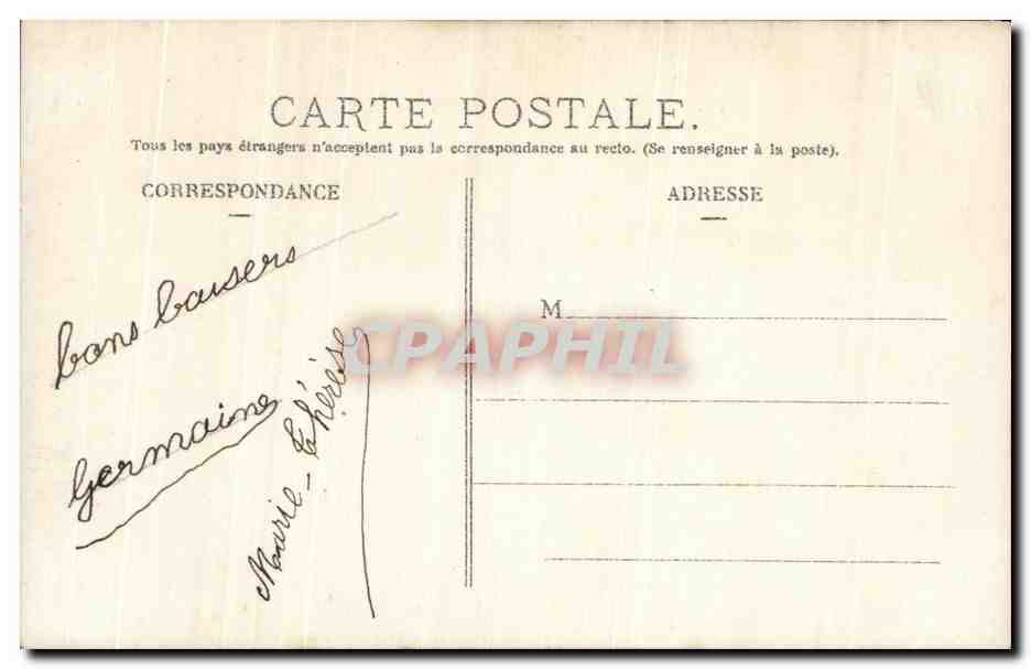 CPA Fantaisie Enfants Automobile Bonne Annee — Rückseite