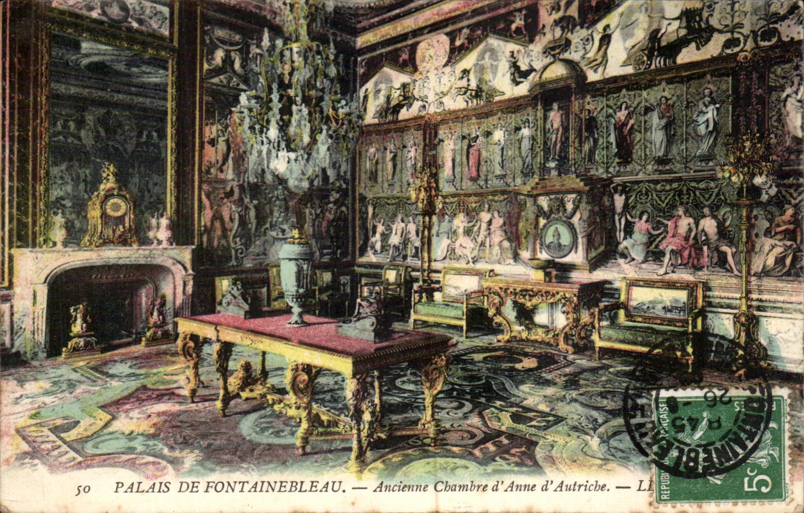 Palazzo di Fontainebleau — Antica Camera di Anna d'Asburgo — Léon Léon