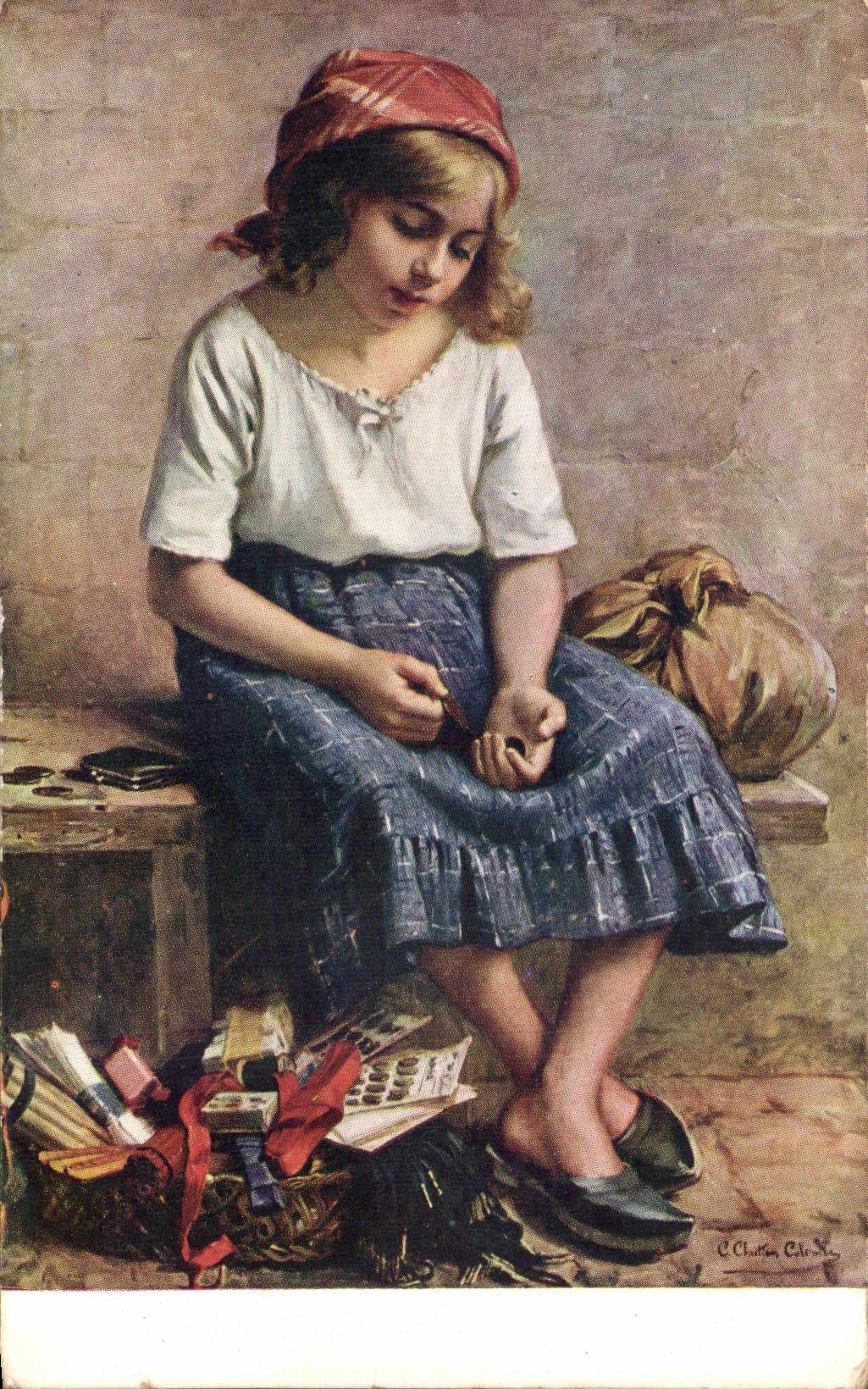 CPA fantaisie Enfant