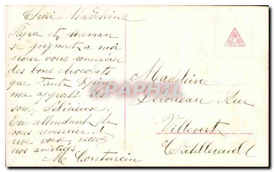 CPA Fantaisie Enfant  — Verso