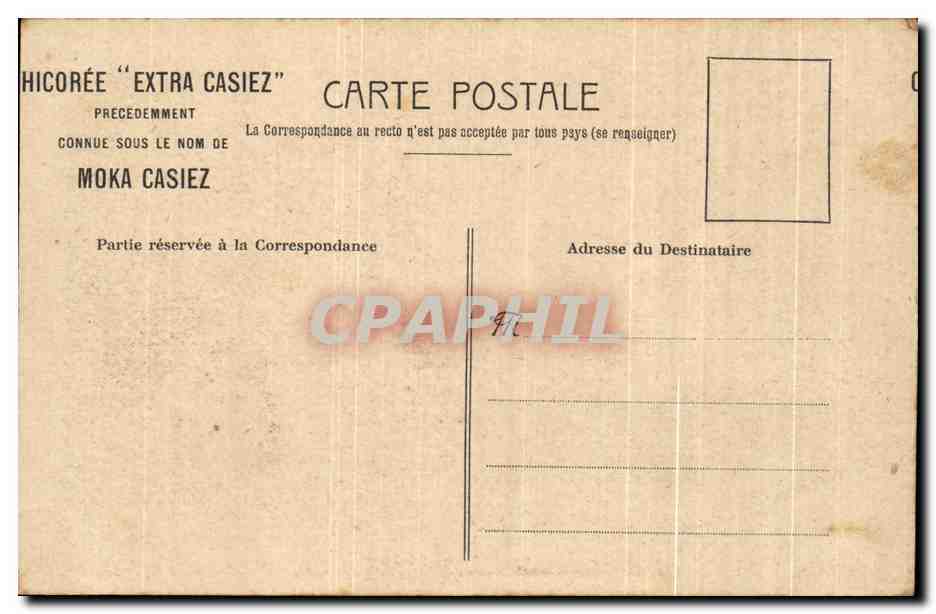 CPA Le Joueur De Flute Alsina  — Verso