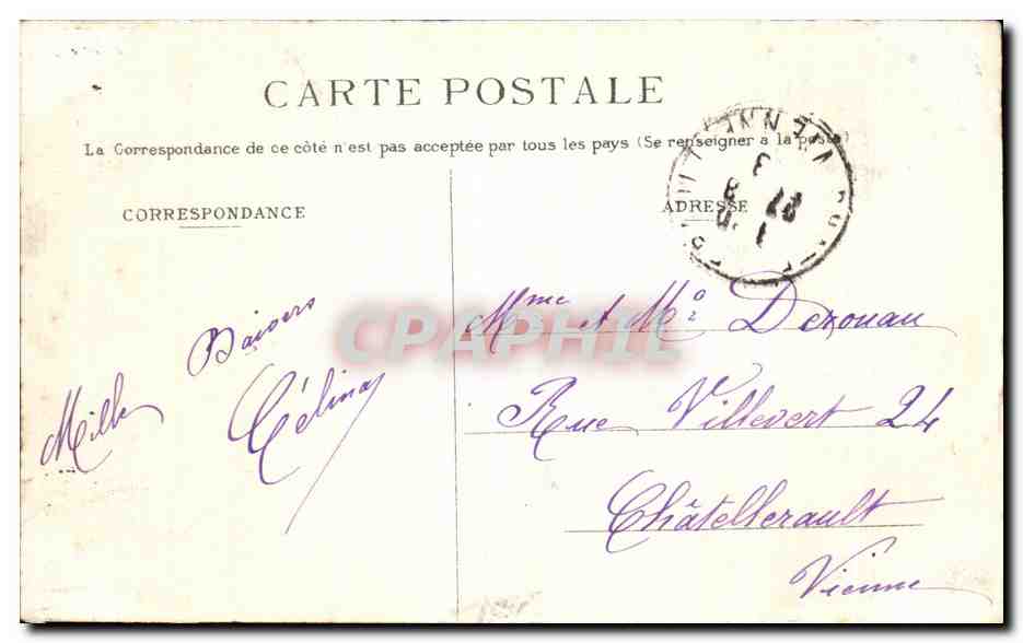 CPA Souvenir Du Cinquantenaire 1858 1908 Lourdes Grotte De Lourdes — Rückseite
