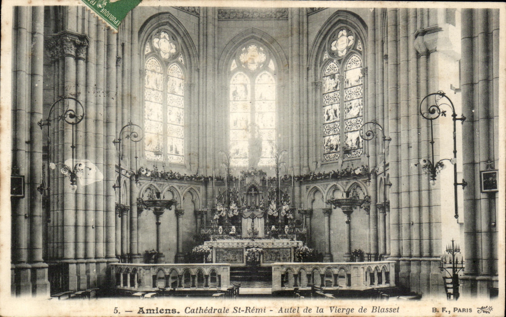 CPA Amiens Cathedrale St Remi Autel De La Vierge De Blasset