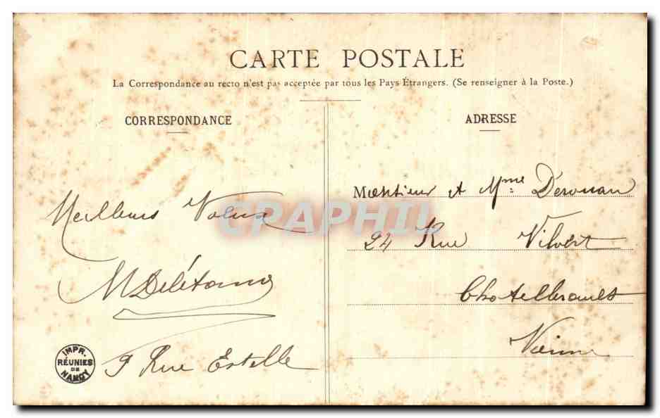 CPA Fantaisie Enfant — Rückseite