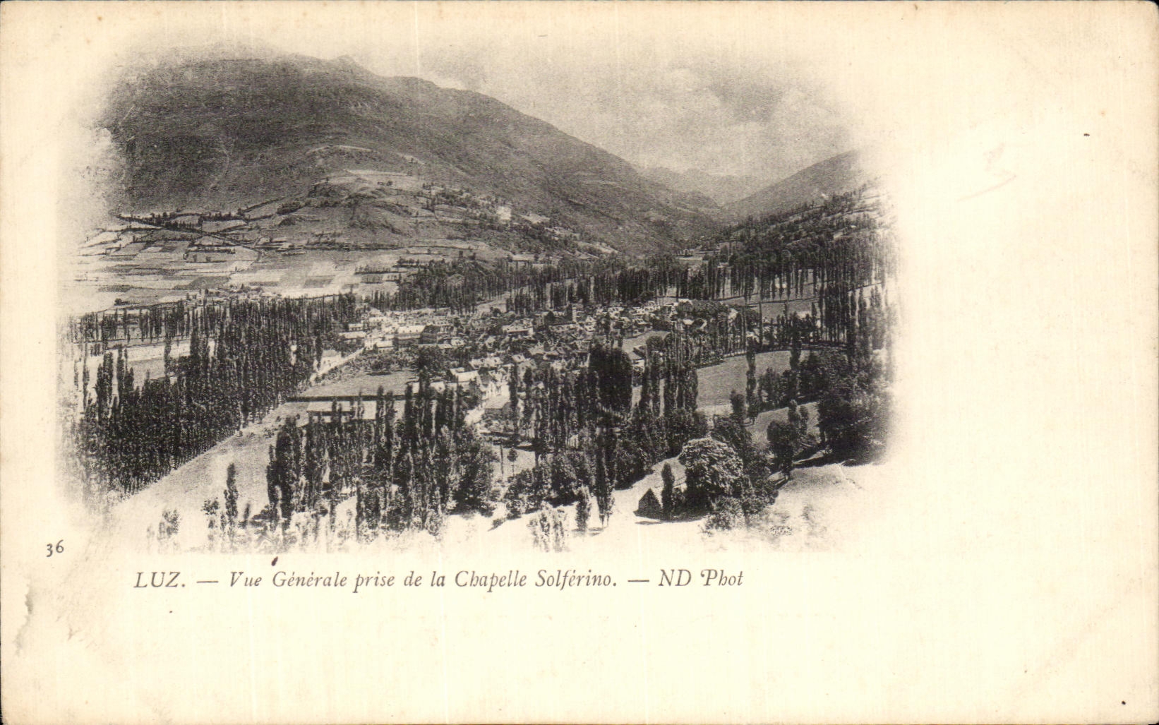 Luz — Vue Générale prise de la Chapelle Solférino — ND Phot