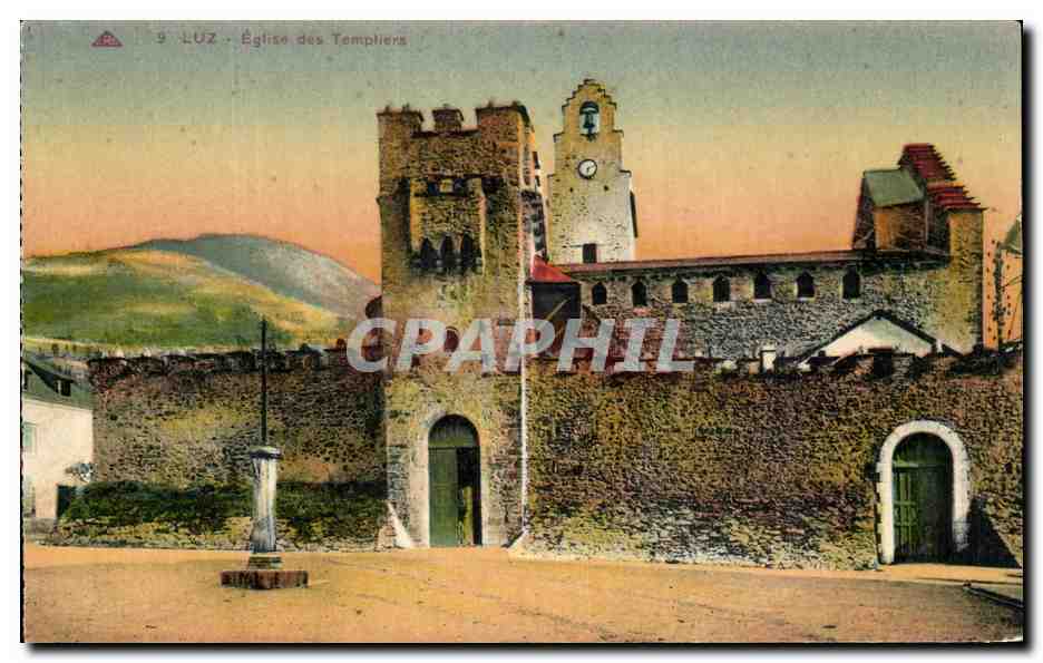CPA Luz Eglise des Templiers