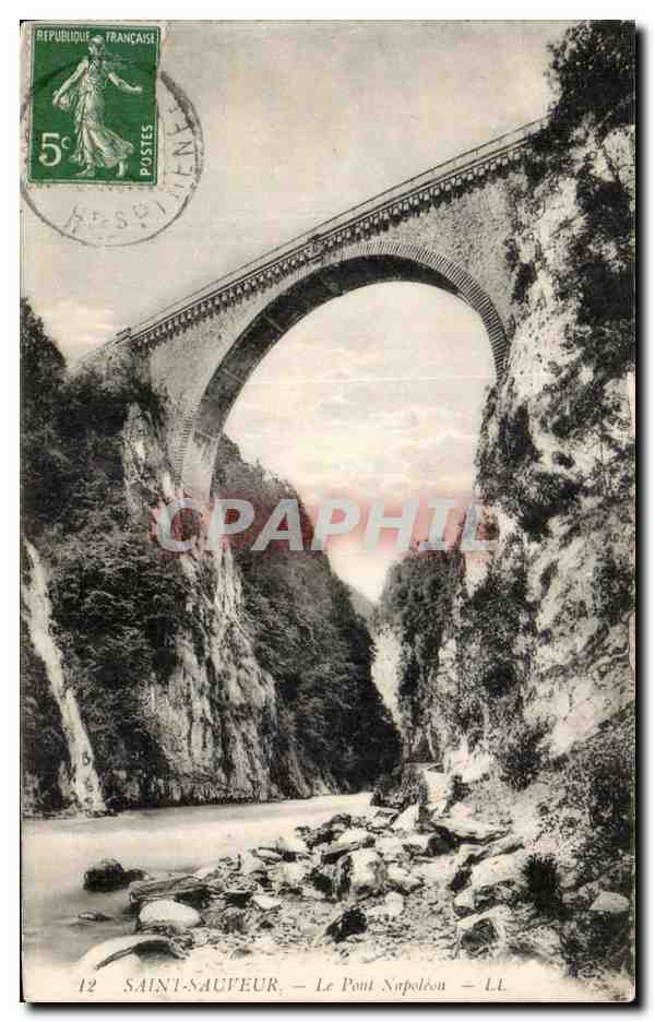 CPA Saint Sauveur Le Pont Napoleon