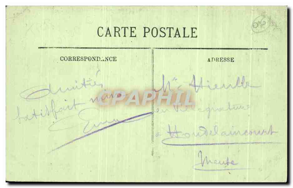 CPA Saint Sauveur Le Pont Napoleon — Verso