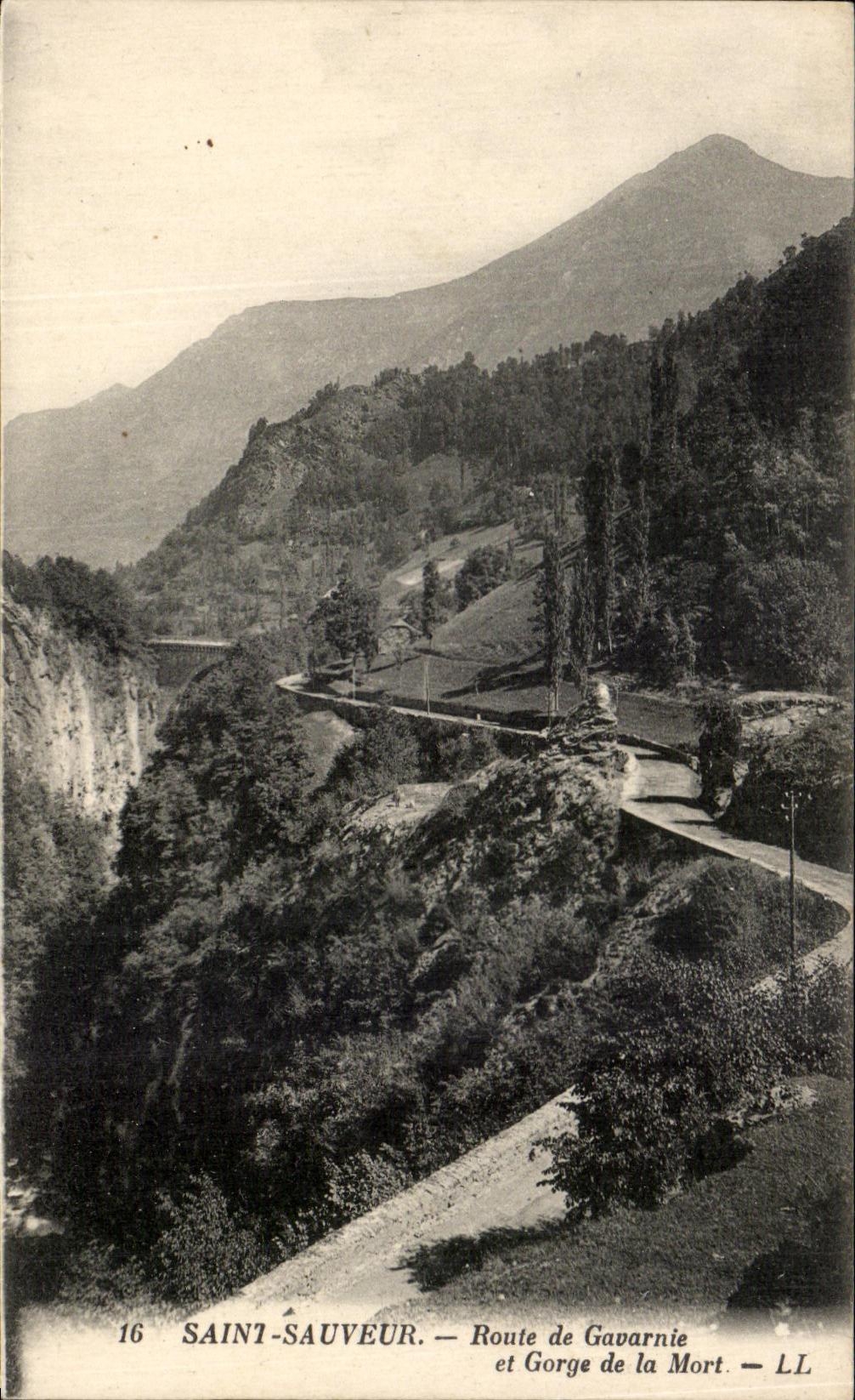 CPA Saint Sauveur Route de Gavarnie et Gorge de la Mort