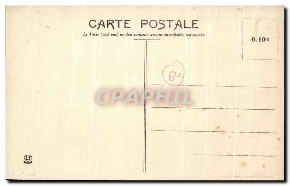 CPA Biarritz La Cote Des Basques — Verso