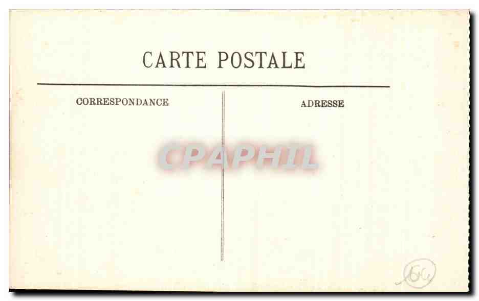Biarritz — La Côte des Basques par gros temps — LL. — Verso