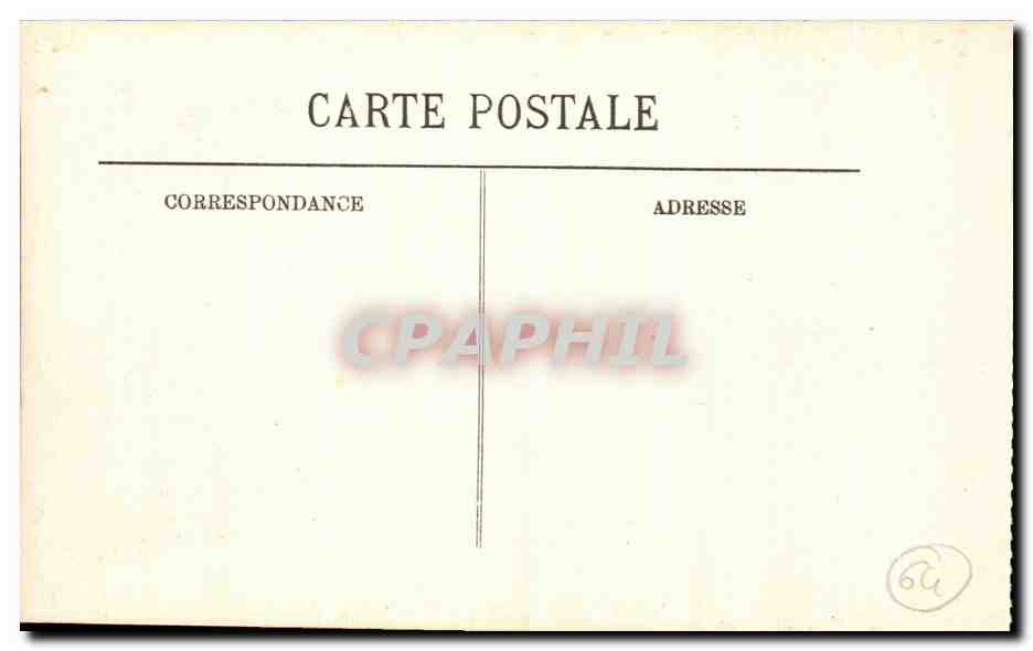CPA Biarritz La Villa Belza et la Cote des Basques — Verso
