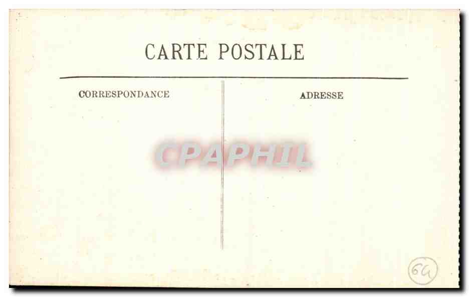 CPA Biarritz Vue prise de la Grotte du Phare — Verso